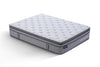 Gray mattress with 'Morrison' branding on a white background