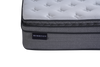 Gray mattress with Morrison branding on a white background