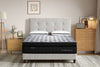 Mattress with 'Morrison Mindfulness' branding in a bedroom setting