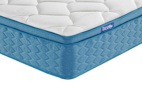 Bcosy Mattress-in-a-Box - Hybrid Mattress with Biofoam & Bounce Foam - Made for sleep, designed for Sundays - corner shot